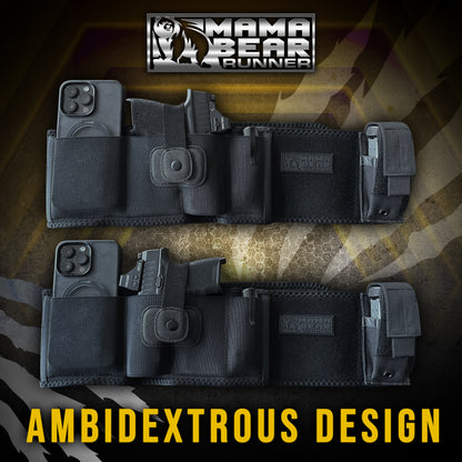 Woman's Belly Band Gun Holster - Mama Bear Runner
